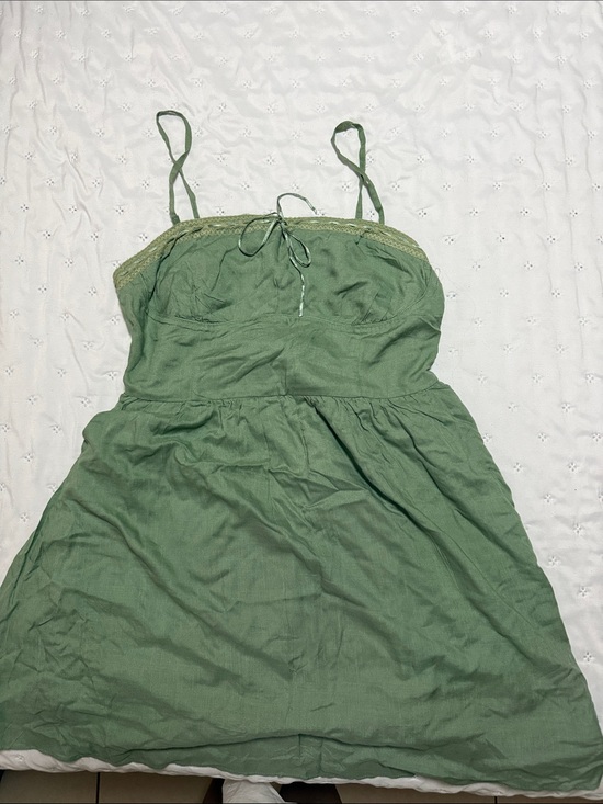 Aeropostale Dresses & Skirts - Aeropostale Green Spaghetti Strap Mini Dress